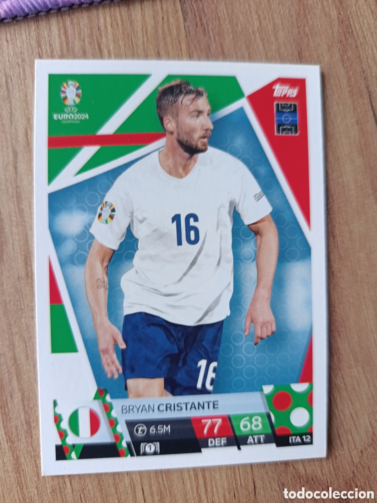 Cromos de f&uacute;tbol: 12 Cristante TOPPS MATCH ATTAX UEFA EURO 2024 24 GERMANY EUROCOPA ALEMANIA