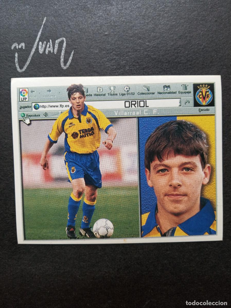 Cromos de f&uacute;tbol: FICHAJE N&ordm; 4 ORIOL VILLARREAL CF ⚽ COLECCIONES ESTE &reg; 2001 2002 LIGA 01 02 SIN PEGAR NUNCA PEGADO