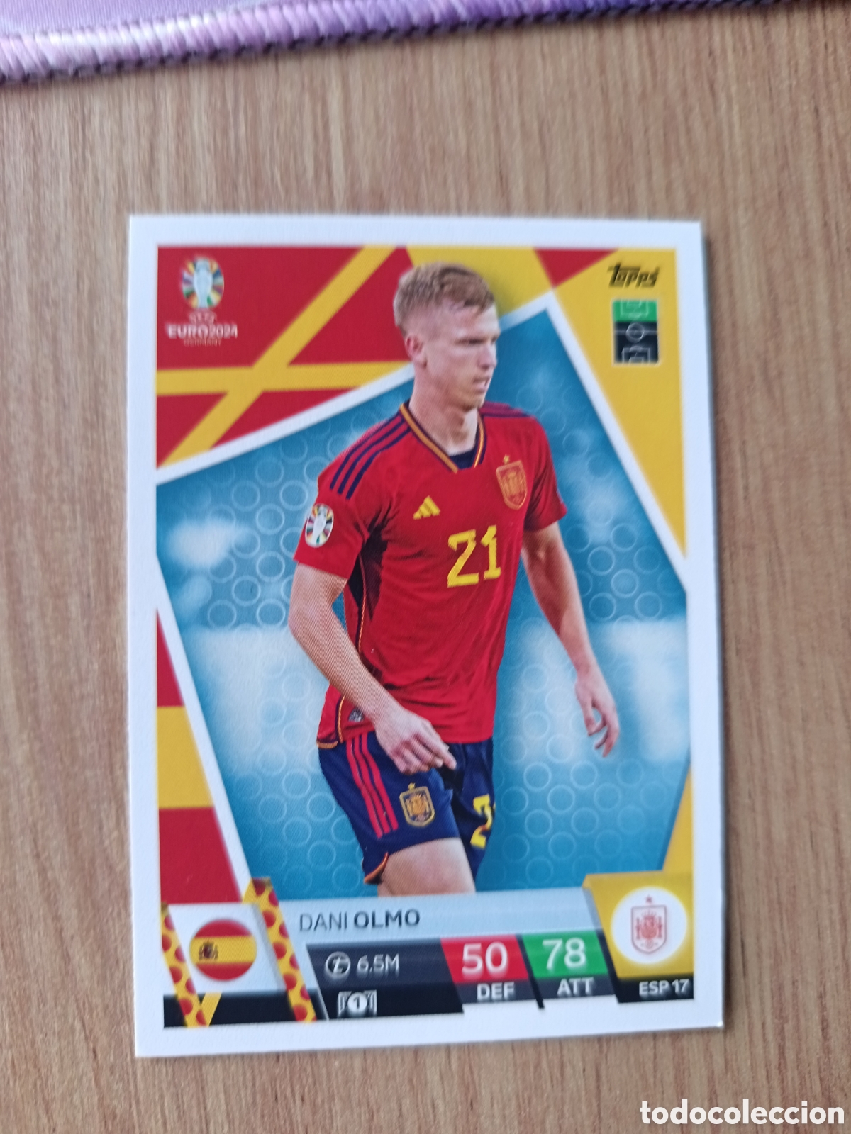 Cromos de f&uacute;tbol: 17 Olmo TOPPS MATCH ATTAX UEFA EURO 2024 24 GERMANY EUROCOPA ALEMANIA