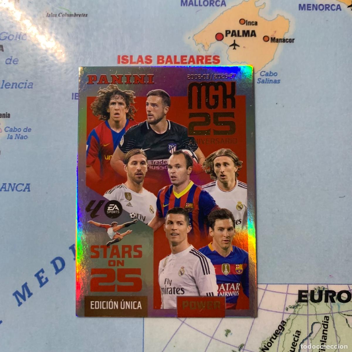 Fu&szlig;ball-Sticker: Carta 25 aniversario Stars On 25 power n&uacute;mero 425P megacracks 26-27 2026-2027