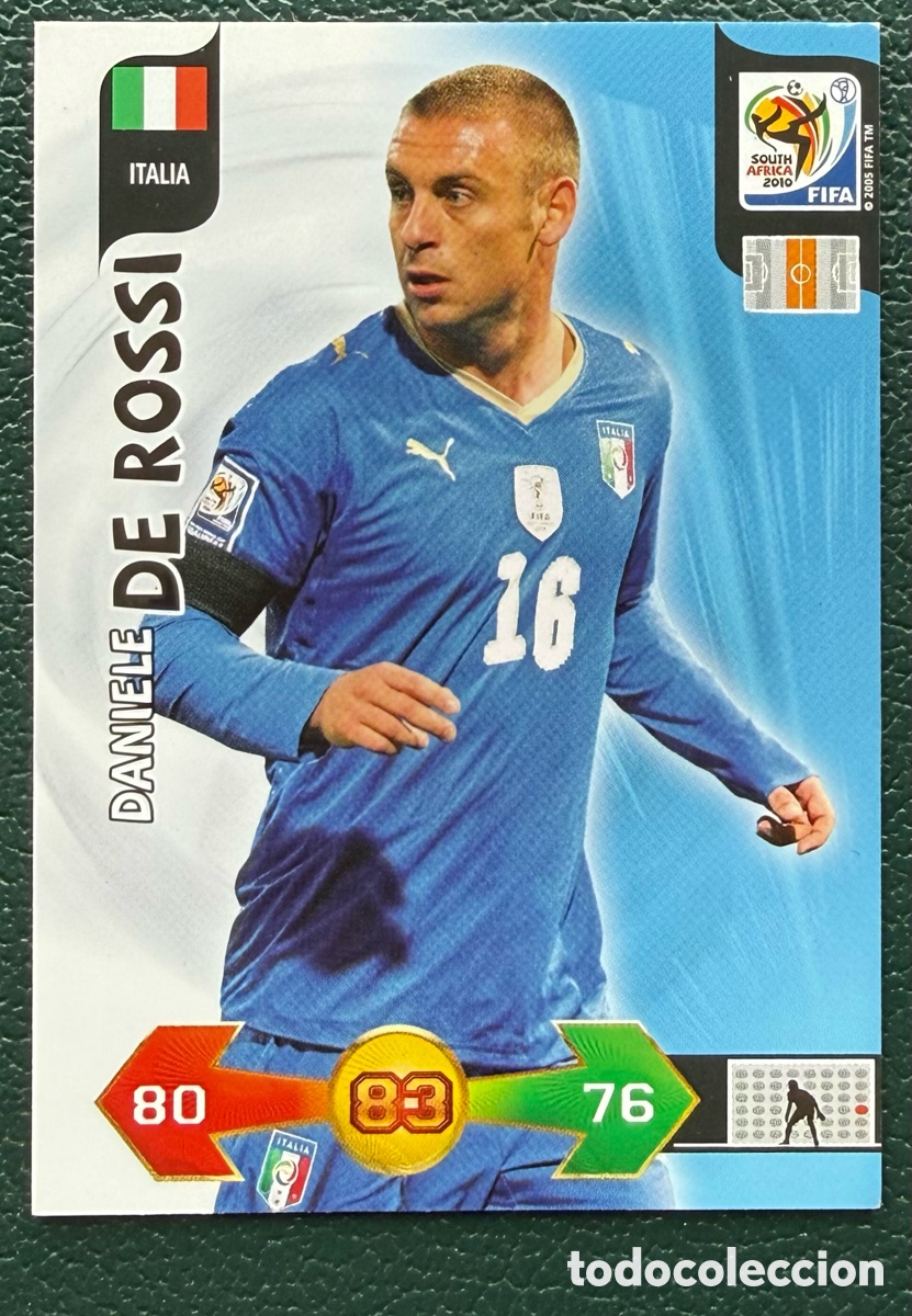 Fu&szlig;ball-Sticker: DANIELE DE ROSSI ITALIA FICHAS ALBUM ADRENALYN XL MUNDIAL SOUTH AFRICA 2010