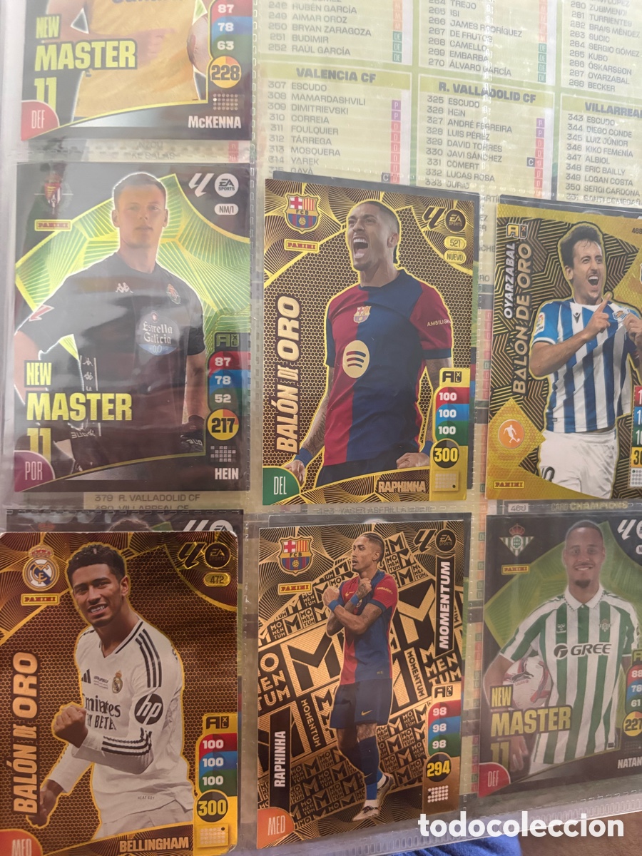 Cromos de f&uacute;tbol: &Aacute;lbum adrenalyn 2024-2025