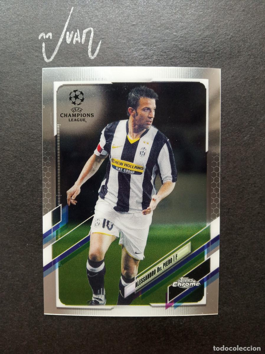 Cromos de f&uacute;tbol: N&ordm; 14 DEL PIERO JUVENTUS ITALIA ⚽ TOPPS &reg; CHROME UCL UEFA CHAMPIONS LEAGUE 2020 2021 20 21 NUEVO