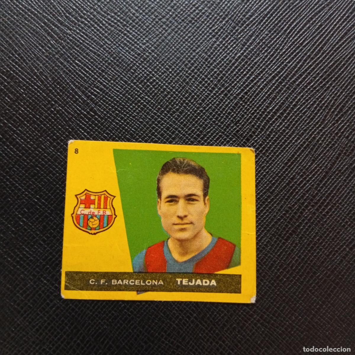 Cromos de f&uacute;tbol: 8 TEJADA BARCELONA BRUGUERA 1959 1960 CROMO FUTBOL 59 60 LIGA - DESPEGADO - A16 PG1