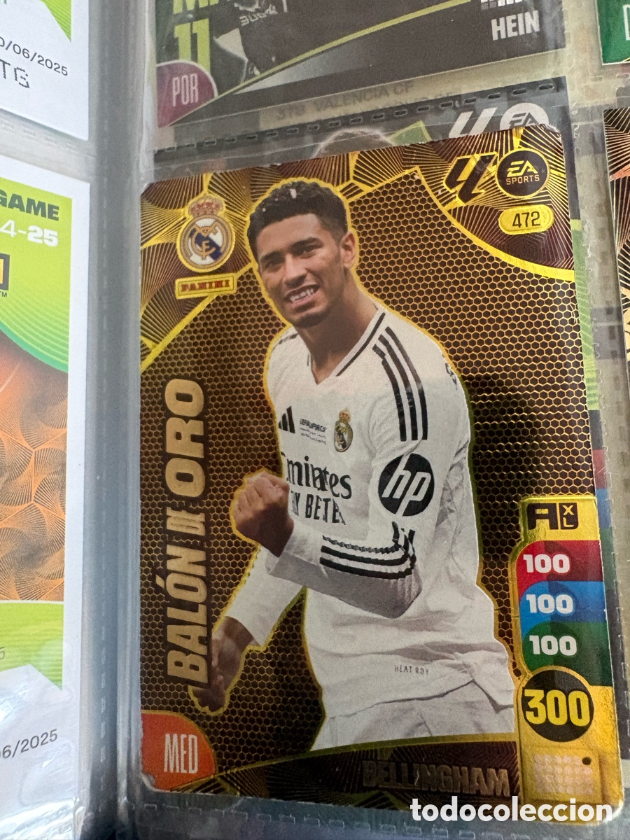 Cromos de f&uacute;tbol: 472 BELLINGHAM BAL&Oacute;N DE ORO 2024 2025 ADRENALYN XL 24 25 NUEVO DE SOBRE