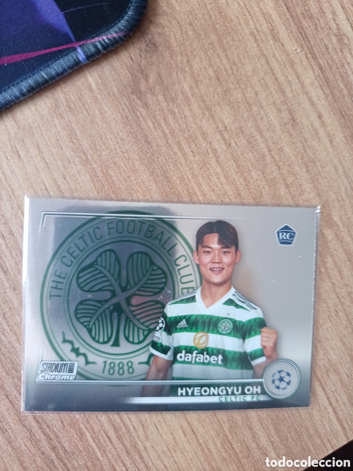 Cromos de f&uacute;tbol: Hyeongyu Oh - Celtic FC - Topps Stadium Club Uefa Chrome - 2022-2023 - #091 - B&aacute;sico Parallel