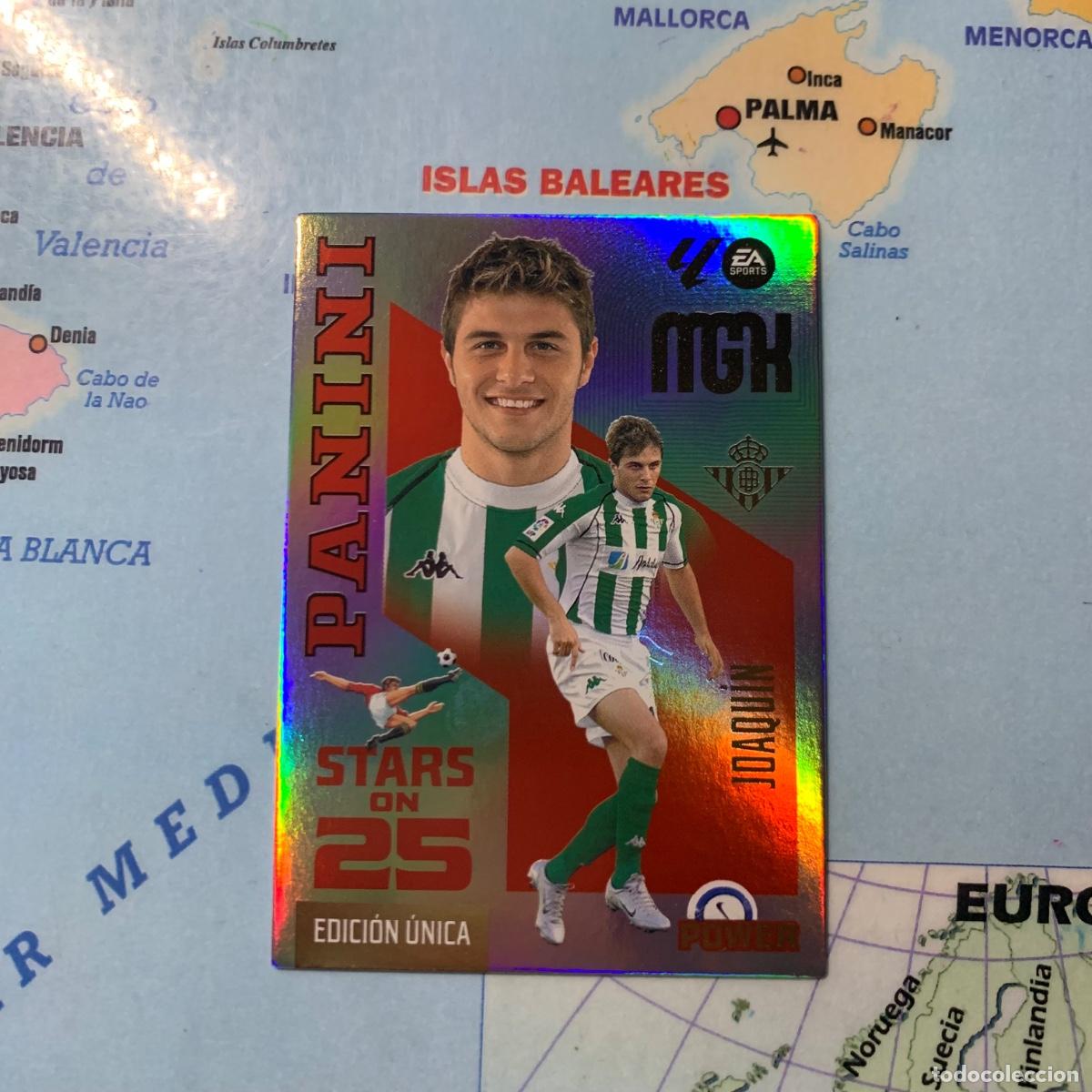 Cromos de f&uacute;tbol: Joaquin n&uacute;mero 431P serie on Stars On 25 power Del Betis megacracks 26-27 2026-2027
