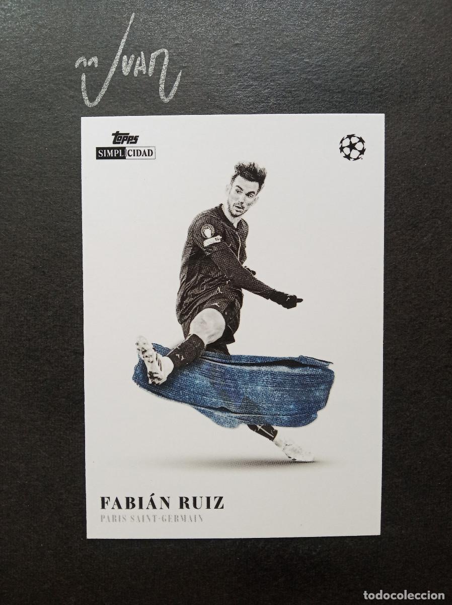 Cromos de f&uacute;tbol: ARTISTA FABIAN RUIZ PARIS SAINT-GERMAIN ESPA&Ntilde;A PSG ⚽ TOPPS &reg; SIMPLICIDAD CHAMPIONS 2025 2026 25 26