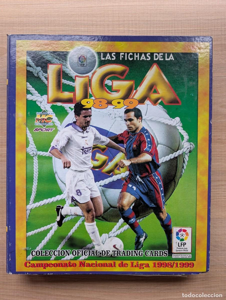 Figurine di Calcio: Fichas de la Liga 1998 1999 Mundicromo Bastante completo (603 de los 626)
