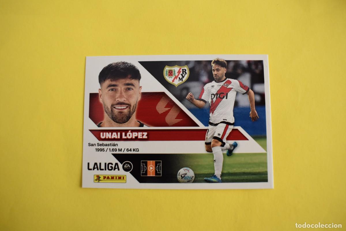 Football Stickers: Cromo Liga 2026 2027. 26 27. Unai L&oacute;pez. Rayo Vallecano. N. &ordm; 14. ESTE. Panini
