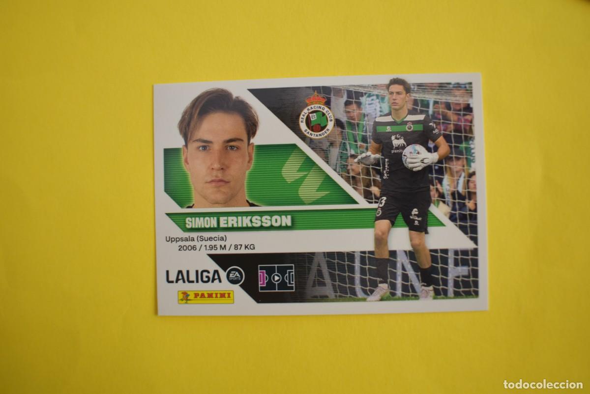 Cromos de f&uacute;tbol: Cromo Liga 2026 2027. 26 27. Eriksson. Racing de Santander. N. &ordm; 4. ESTE. Panini