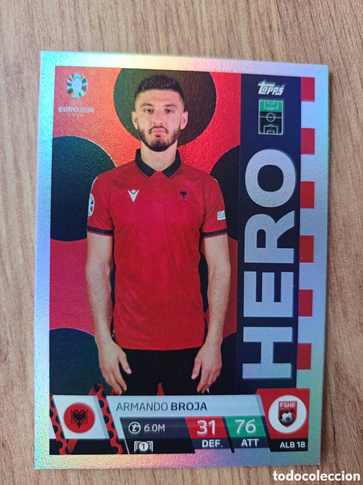 Cromos de f&uacute;tbol: 18 Broja Alb TOPPS MATCH ATTAX UEFA EURO 2024 24 GERMANY EUROCOPA ALEMANIA