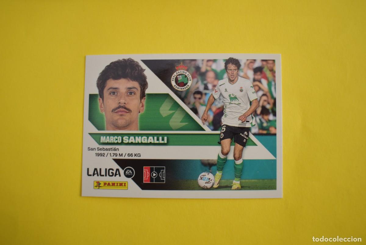 Cromos de f&uacute;tbol: Cromo Liga 2026 2027. 26 27. Sangalli. Racing de Santander. N. &ordm; 6. ESTE. Panini
