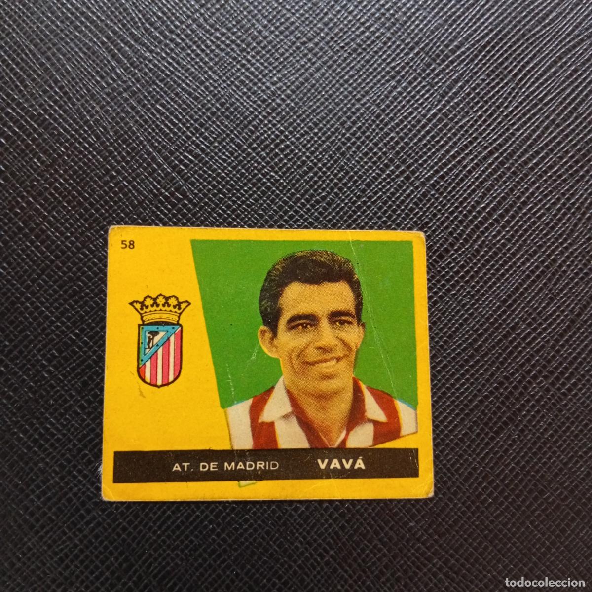 Cromos de f&uacute;tbol: 58 VAVA AT MADRID BRUGUERA 1959 1960 CROMO FUTBOL 59 60 LIGA - DESPEGADO - A16 PG10