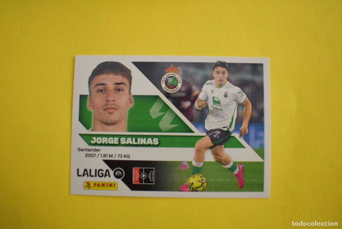 Cromos de f&uacute;tbol: Cromo Liga 2026 2027. 26 27. Jorge Salinas. Racing de Santander. N. &ordm; 10. ESTE. Panini