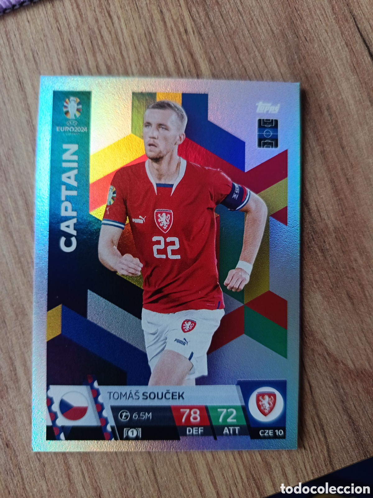 Cromos de f&uacute;tbol: 20 Soucek TOPPS MATCH ATTAX UEFA EURO 2024 24 GERMANY EUROCOPA ALEMANIA