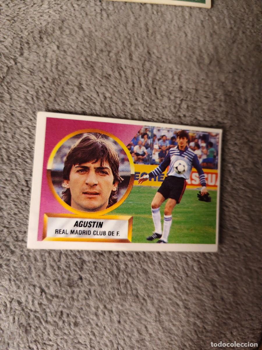 Figurine di Calcio: EDICIONES ESTE 88 89 2 AGUST&Iacute;N REAL MADRID 1988 1989 LIGA NUNCA PEGADO AAR