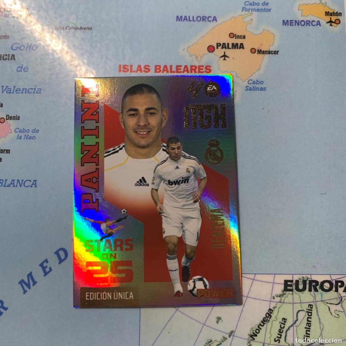 Cromos de f&uacute;tbol: Benzema n&uacute;mero 441P serie on Stars On 25 power Del Real Madrid megacracks 26-27 2026-2027