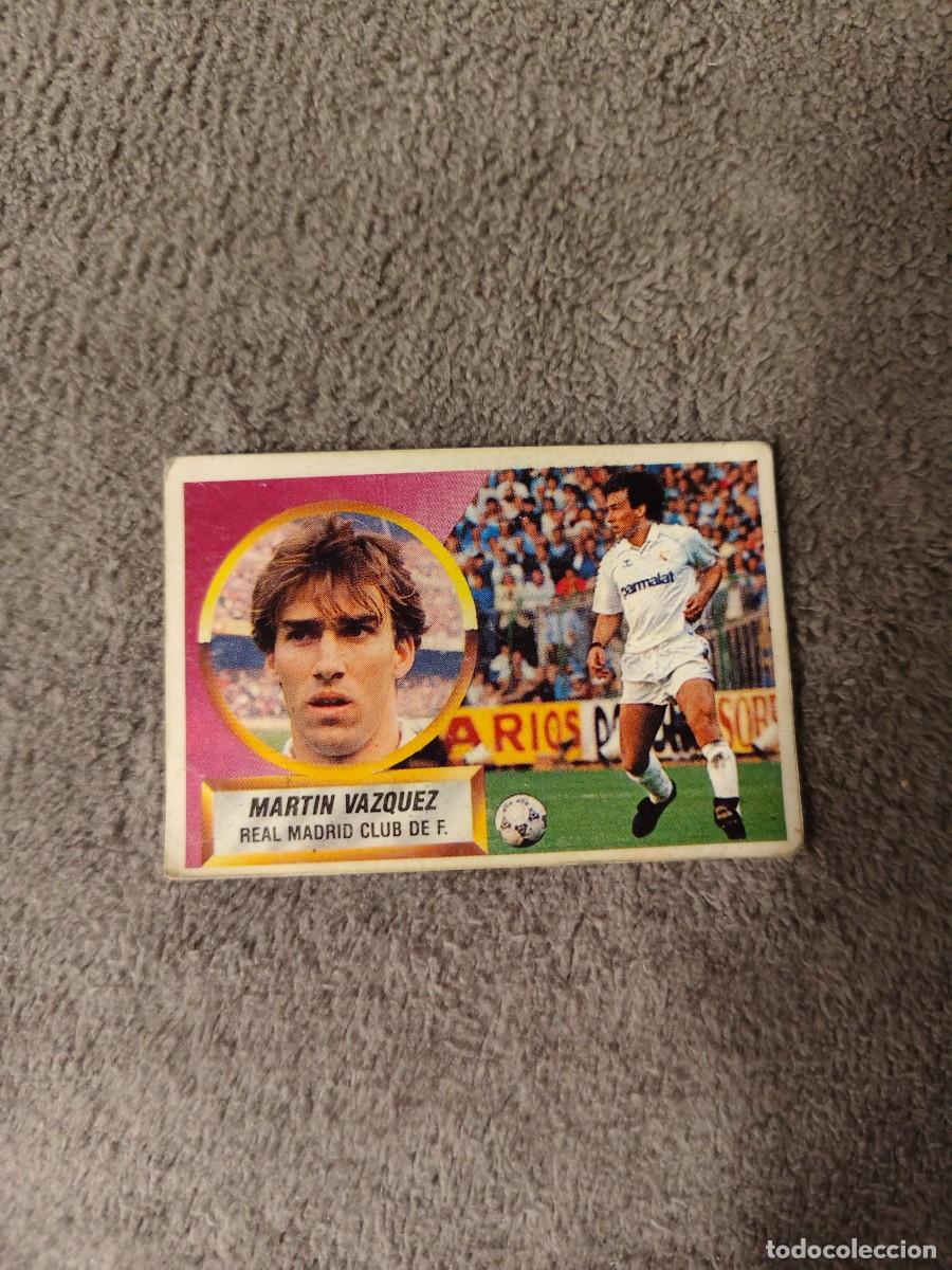 Cromos de f&uacute;tbol: EDICIONES ESTE 88 89 11 MART&Iacute;N V&Aacute;ZQUEZ REAL MADRID 1988 1989 LIGA NUNCA PEGADO AAR