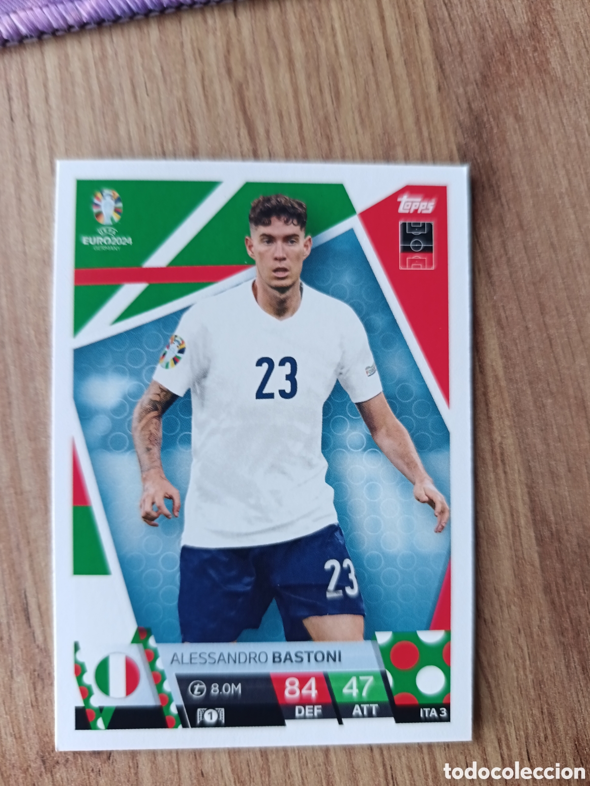 Cromos de f&uacute;tbol: 3 Bastoni TOPPS MATCH ATTAX UEFA EURO 2024 24 GERMANY EUROCOPA ALEMANIA