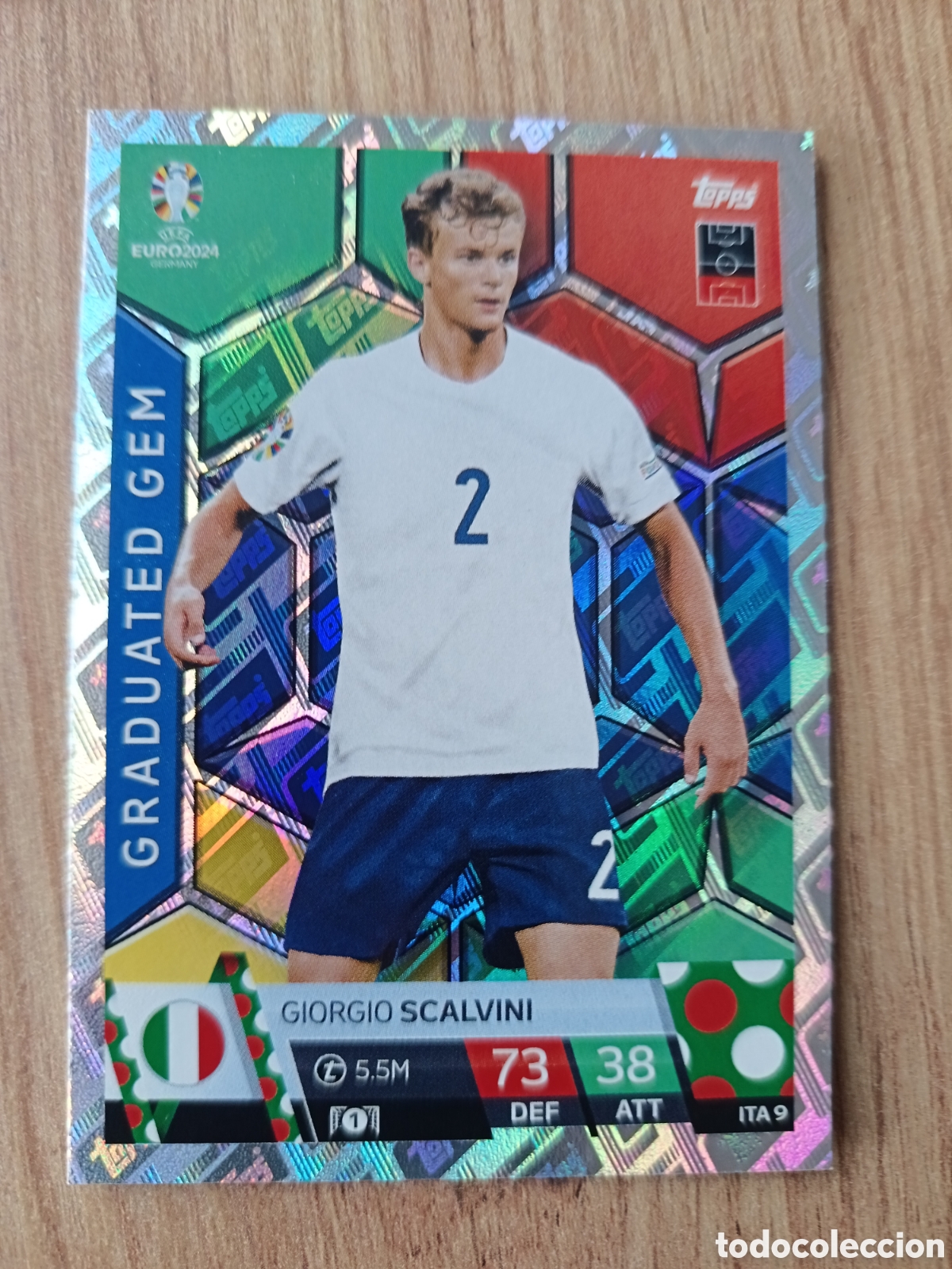 Cromos de f&uacute;tbol: 9 Scalvini TOPPS MATCH ATTAX UEFA EURO 2024 24 GERMANY EUROCOPA ALEMANIA
