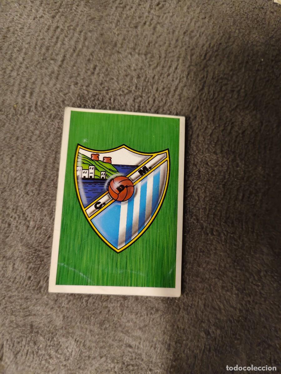 Cromos de f&uacute;tbol: EDICIONES ESTE 88 89 ESCUDO C.D. M&Aacute;LAGA 1988 1989 LIGA NUNCA PEGADO AAR