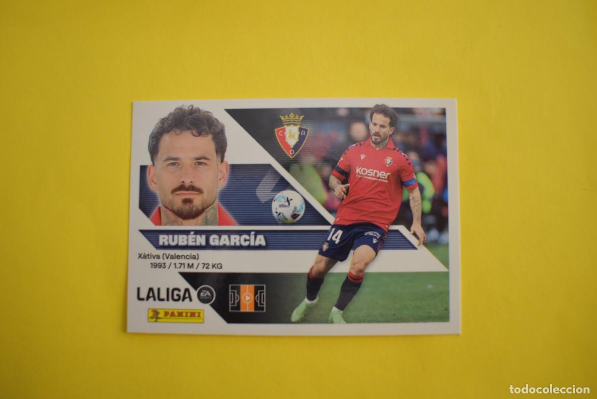 Cromos de f&uacute;tbol: Cromo Liga 2026 2027. 26 27. Rub&eacute;n Garc&iacute;a. Osasuna. N. &ordm; 14. ESTE. Panini