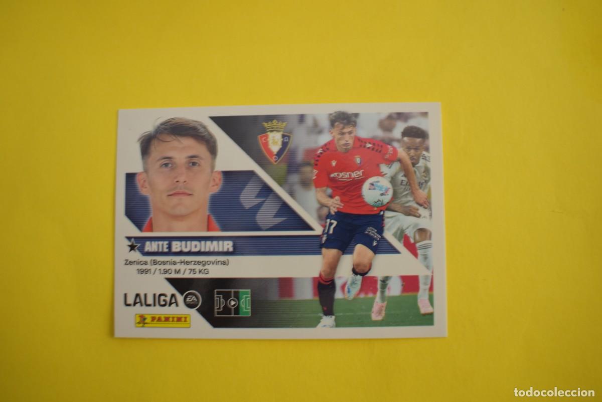 Cromos de f&uacute;tbol: Cromo Liga 2026 2027. 26 27. Budimir. Osasuna. N. &ordm; 20. ESTE. Panini