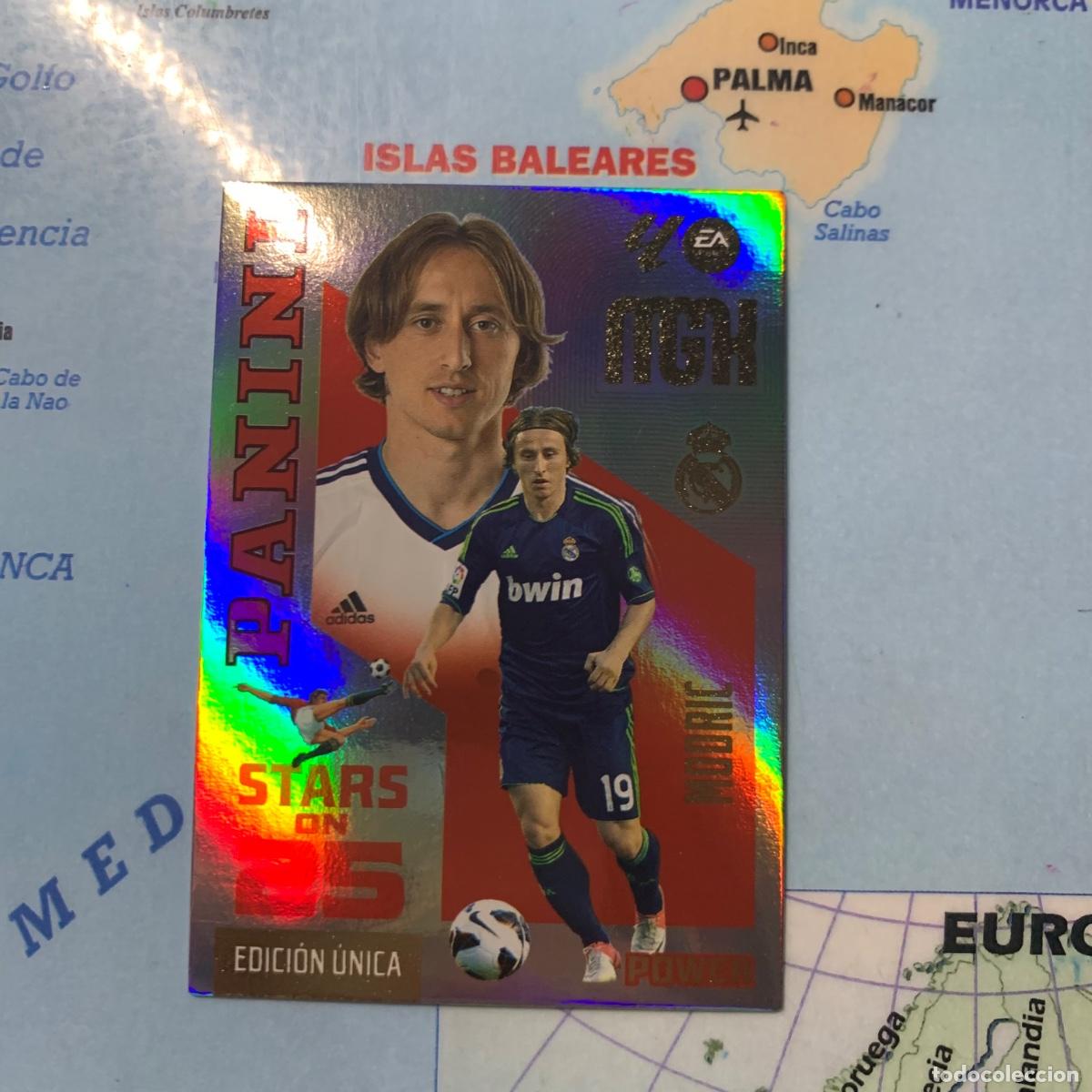 Cromos de f&uacute;tbol: Modric n&uacute;mero 445P serie on Stars On 25 power Del Real Madrid megacracks 26-27 2026-2027
