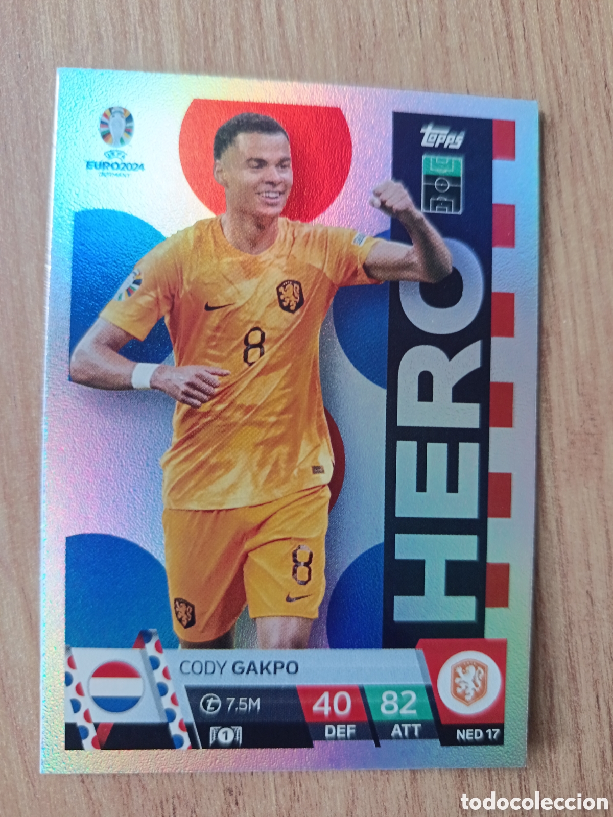 Fu&szlig;ball-Sticker: 17 Gakpo TOPPS MATCH ATTAX UEFA EURO 2024 24 GERMANY EUROCOPA ALEMANIA
