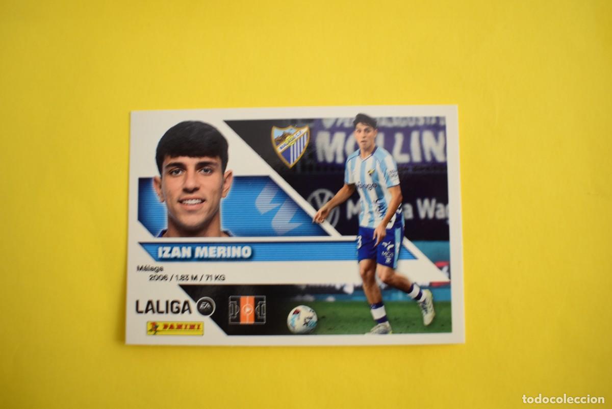 Fu&szlig;ball-Sticker: Cromo Liga 2026 2027. 26 27. Izan Merino. M&aacute;laga. N. &ordm; 11. ESTE. Panini