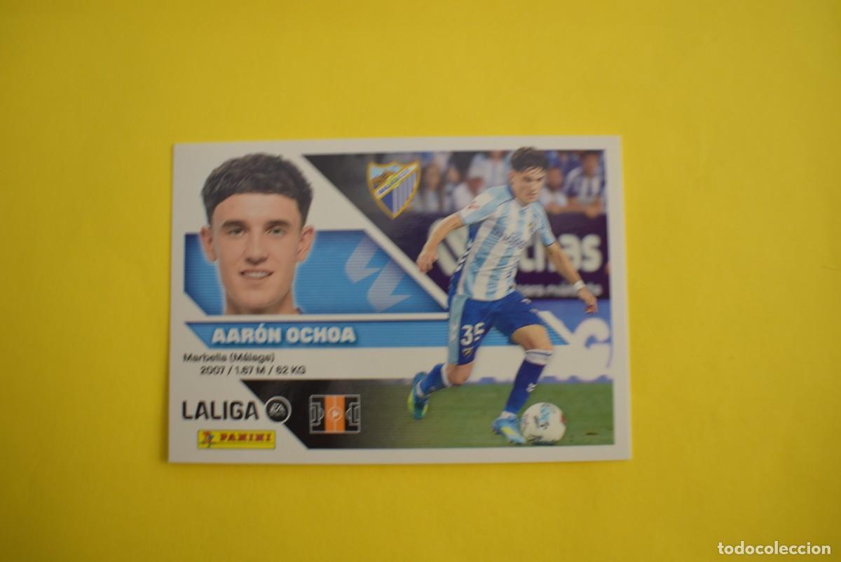 Fu&szlig;ball-Sticker: Cromo Liga 2026 2027. 26 27. Aar&oacute;n Ochoa. M&aacute;laga. N. &ordm; 15. ESTE. Panini