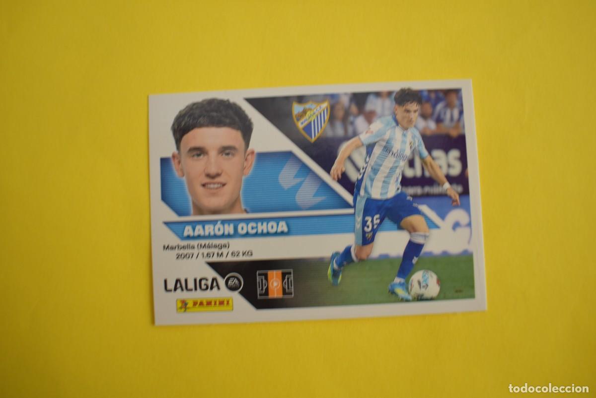 Fu&szlig;ball-Sticker: Cromo Liga 2026 2027. 26 27. Aar&oacute;n Ochoa. M&aacute;laga. N. &ordm; 15. ESTE. Panini