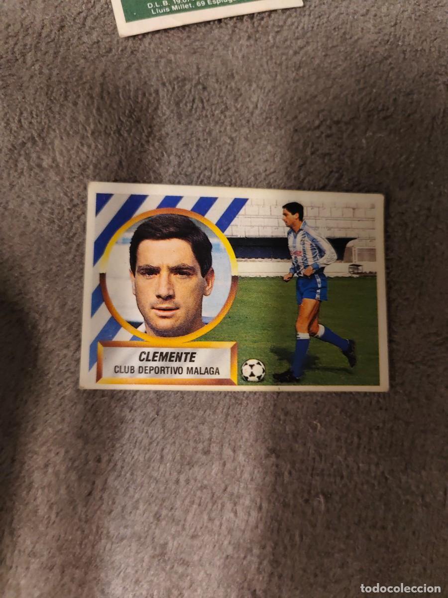 Fu&szlig;ball-Sticker: EDICIONES ESTE 88 89 6 CLEMENTE C.D. M&Aacute;LAGA 1988 1989 LIGA NUNCA PEGADO AAR