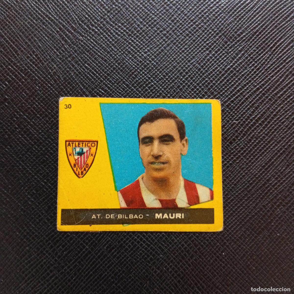 Fu&szlig;ball-Sticker: 30 MAURI BILBAO BRUGUERA 1959 1960 CROMO FUTBOL 59 60 LIGA - DESPEGADO - A16 PG73