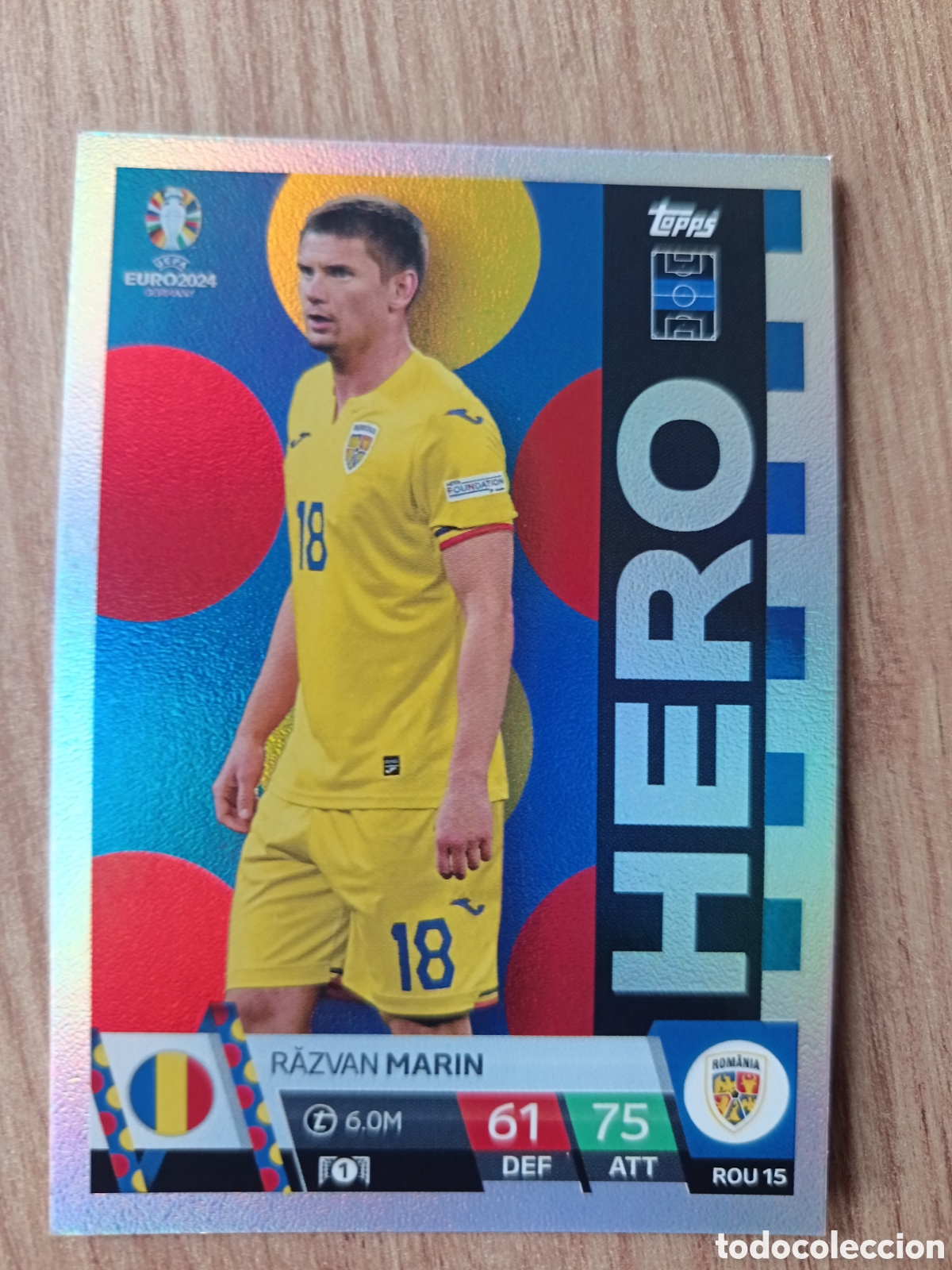 Fu&szlig;ball-Sticker: 15 Marin TOPPS MATCH ATTAX UEFA EURO 2024 24 GERMANY EUROCOPA ALEMANIA