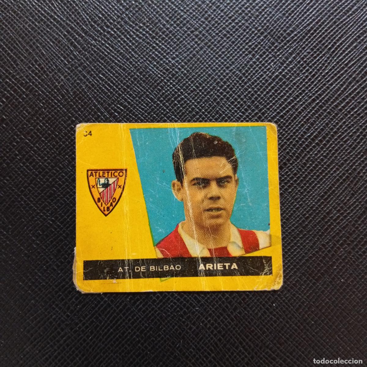 Fu&szlig;ball-Sticker: 34 ARIETA BILBAO BRUGUERA 1959 1960 CROMO FUTBOL 59 60 LIGA - DESPEGADO - A16 PG73