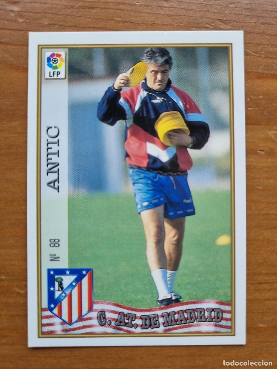 Cromos de f&uacute;tbol: 88 ANTIC (Atl&eacute;tico de Madrid). Las Fichas de la Liga 1997 1998 97 98 (Mundicromo)