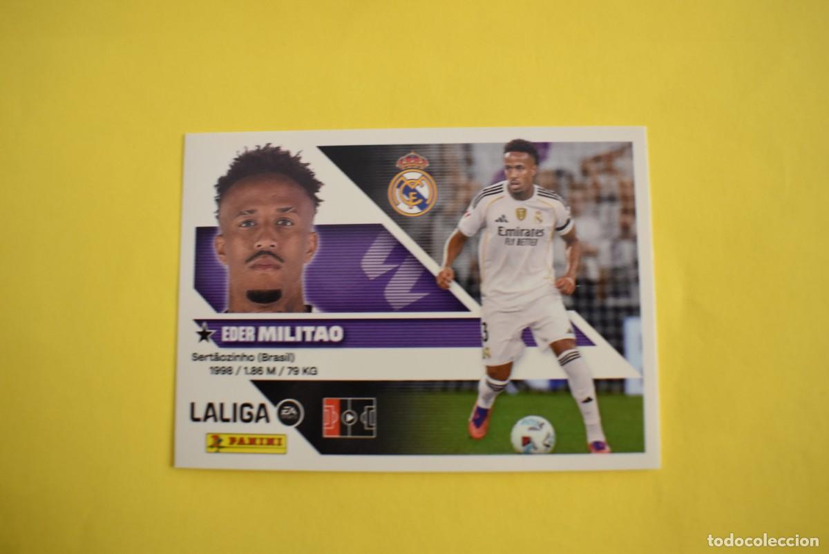 Cromos de f&uacute;tbol: Cromo Liga 2026 2027. 26 27. Militao. Real Madrid. N. &ordm; 6. ESTE. Panini