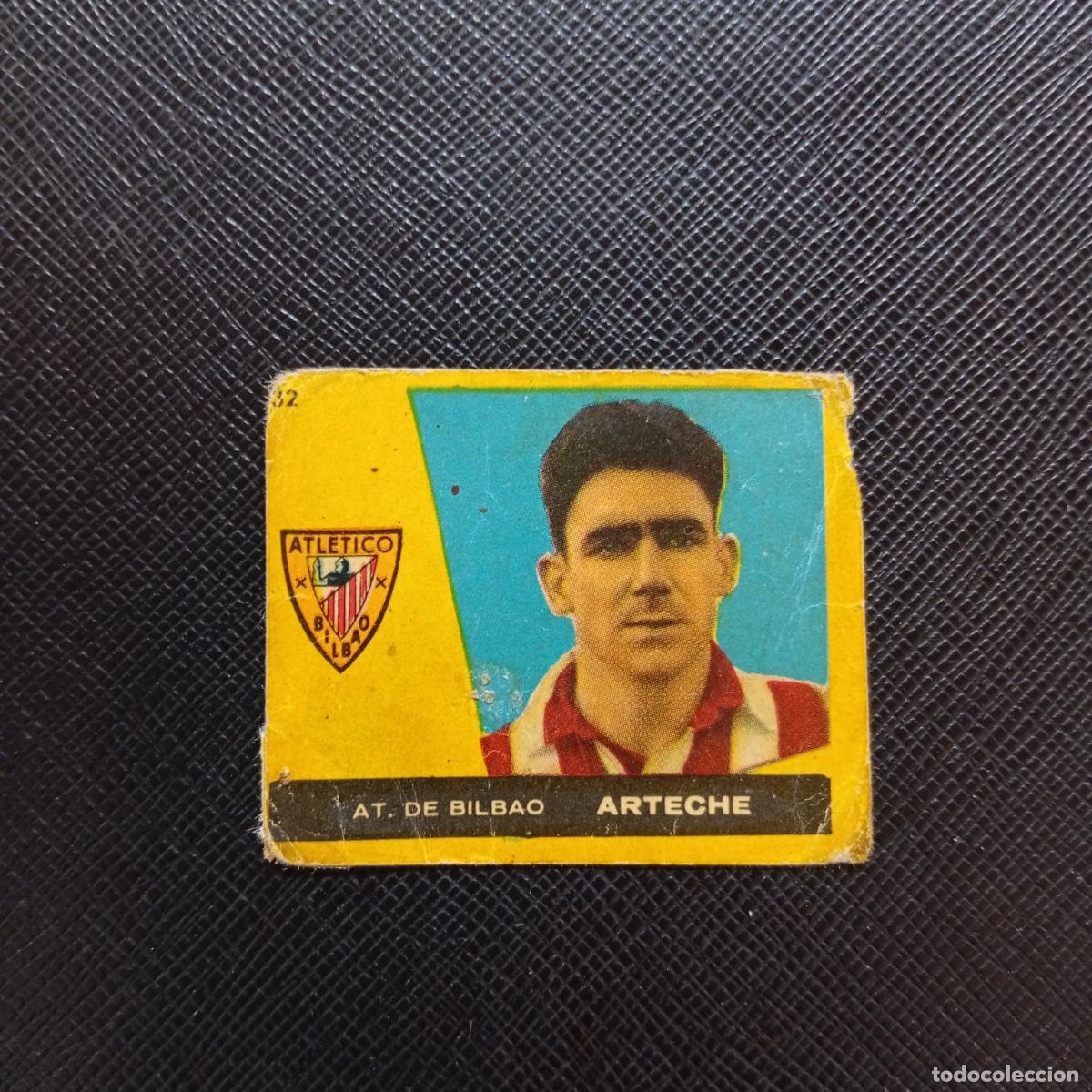 Cromos de f&uacute;tbol: 32 ARTECHE BILBAO BRUGUERA 1959 1960 CROMO FUTBOL 59 60 LIGA - DESPEGADO - A16 PG82