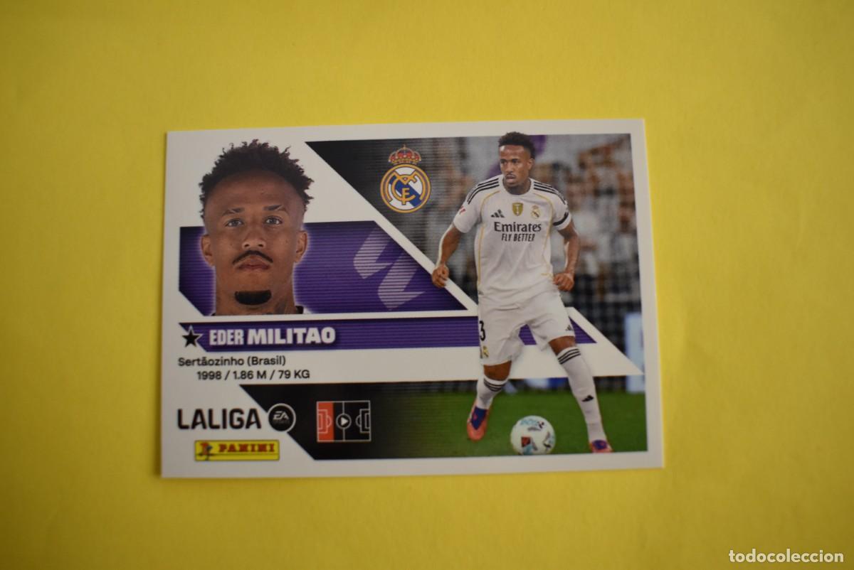 Cromos de f&uacute;tbol: Cromo Liga 2026 2027. 26 27. Militao. Real Madrid. N. &ordm; 6. ESTE. Panini