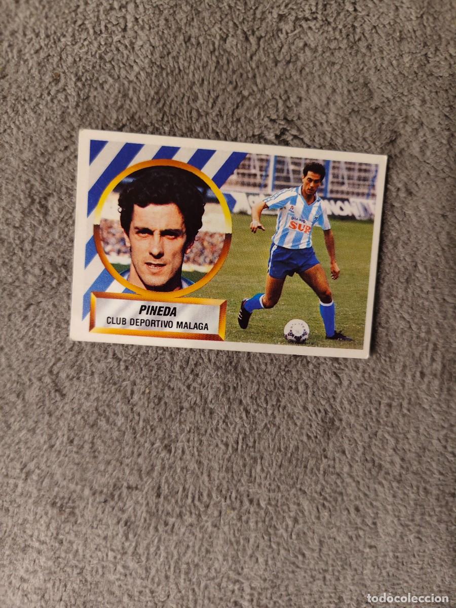 Cromos de f&uacute;tbol: EDICIONES ESTE 88 89 14 PINEDA C.D. M&Aacute;LAGA 1988 1989 LIGA NUNCA PEGADO AAR
