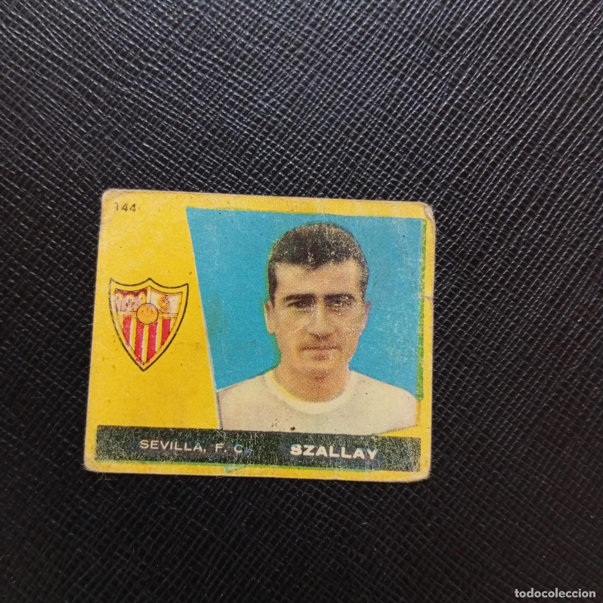Cromos de f&uacute;tbol: 144 SZALLAY SEVILLA BRUGUERA 1959 1960 CROMO FUTBOL 59 60 LIGA - DESPEGADO - A16 PG118