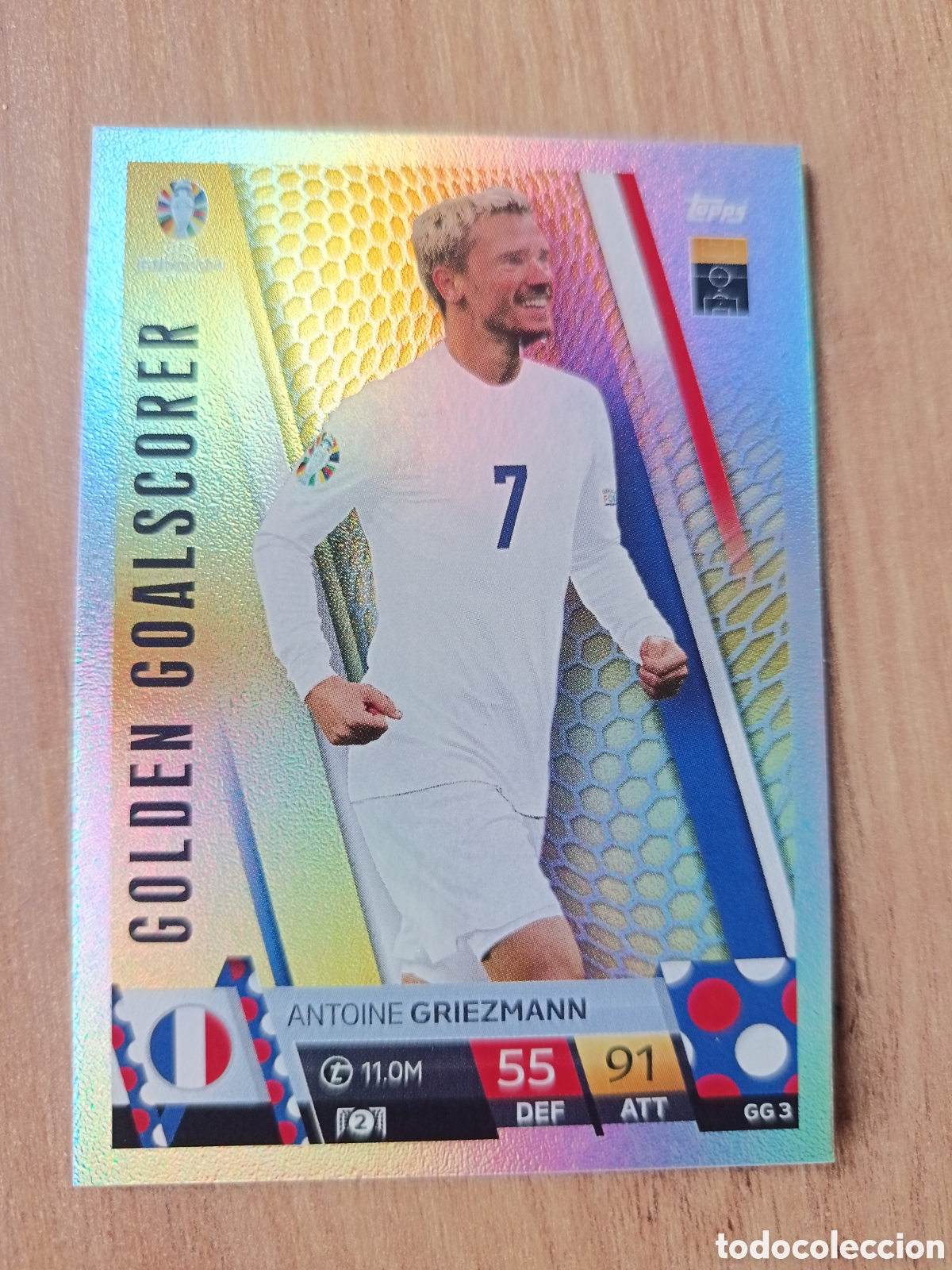 Cromos de f&uacute;tbol: GG 3 Griezmann TOPPS MATCH ATTAX UEFA EURO 2024 24 GERMANY EUROCOPA ALEMANIA