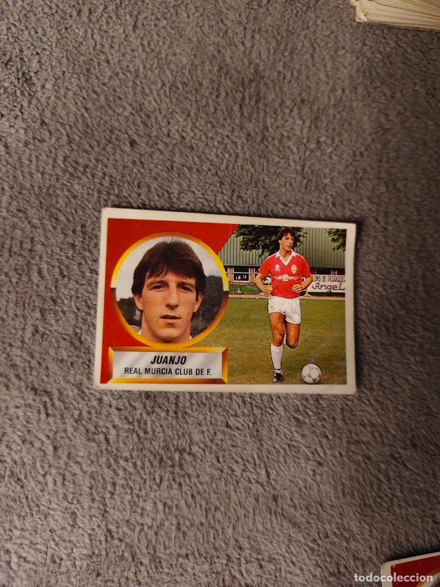 Cromos de f&uacute;tbol: EDICIONES ESTE 88 89 4 JUANJO REAL MURCIA 1988 1989 LIGA NUNCA PEGADO AAR