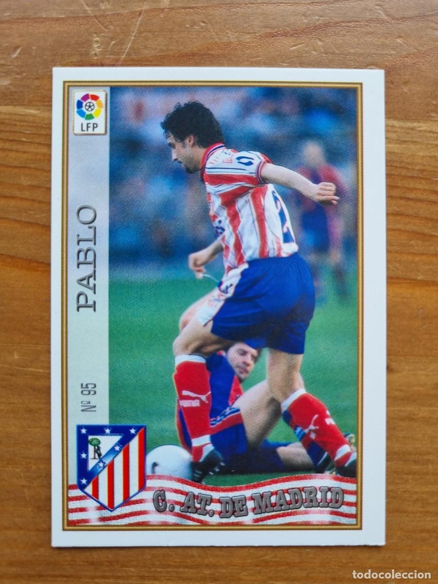 Cromos de f&uacute;tbol: 95 PABLO (Atl&eacute;tico de Madrid). Las Fichas de la Liga 1997 1998 97 98 (Mundicromo)
