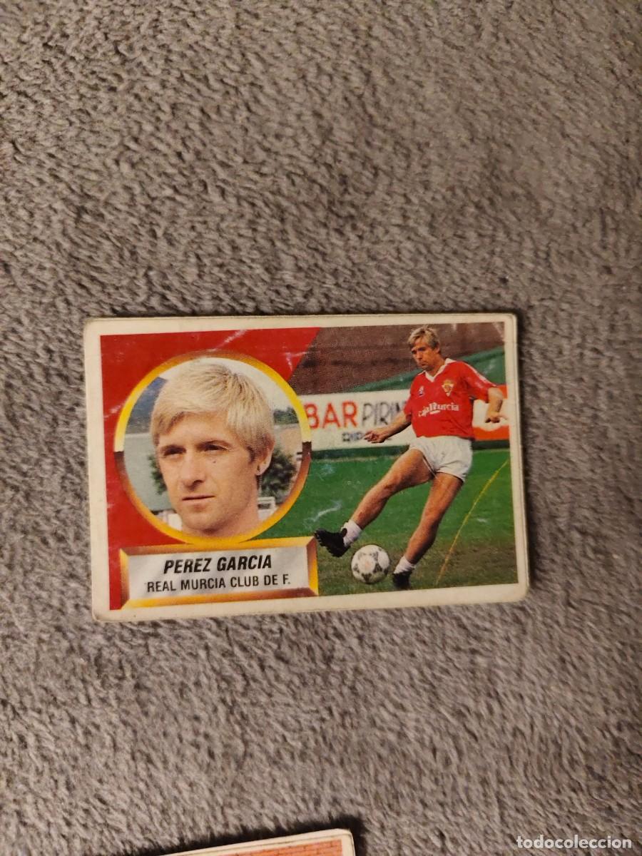 Cromos de f&uacute;tbol: EDICIONES ESTE 88 89 5 P&Eacute;REZ GARC&Iacute;A REAL MURCIA 1988 1989 LIGA NUNCA PEGADO AAR