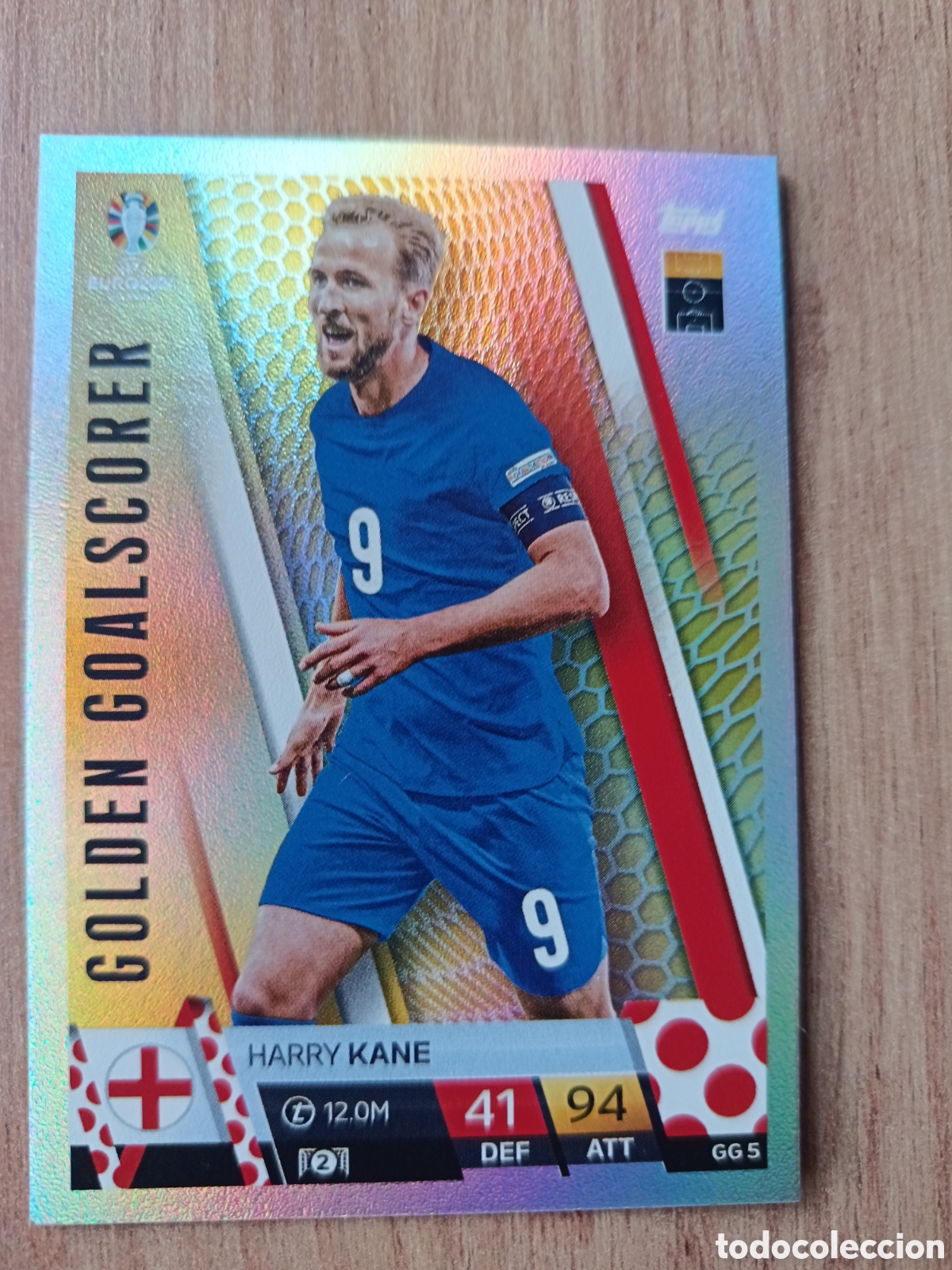 Cromos de f&uacute;tbol: GG 5 KANE TOPPS MATCH ATTAX UEFA EURO 2024 24 GERMANY EUROCOPA ALEMANIA