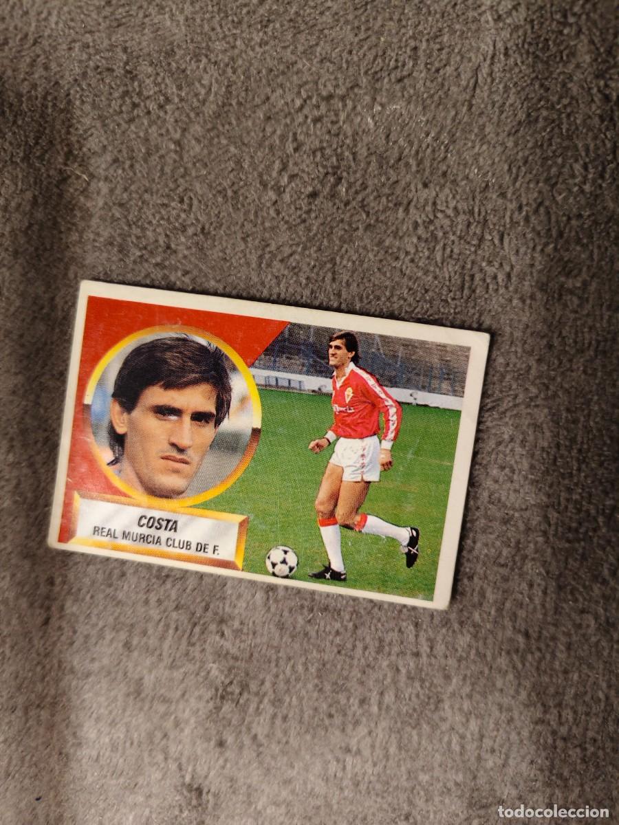 Cromos de f&uacute;tbol: EDICIONES ESTE 88 89 7 A COSTA REAL MURCIA 1988 1989 LIGA NUNCA PEGADO AAR