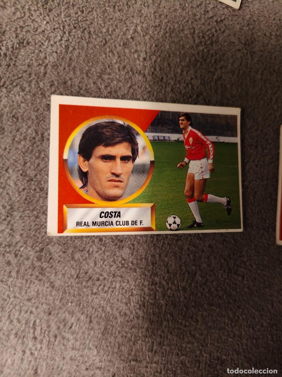 Cromos de f&uacute;tbol: EDICIONES ESTE 88 89 7 A COSTA REAL MURCIA 1988 1989 LIGA NUNCA PEGADO AAR